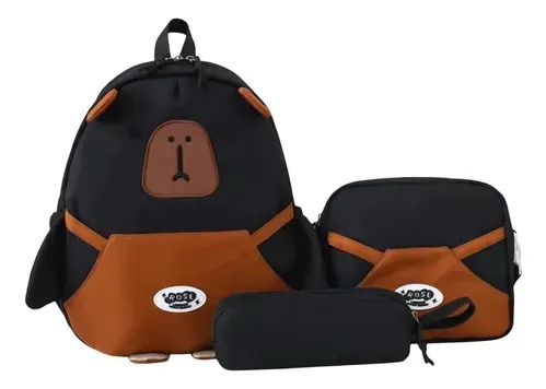 Maleta 3 en 1 Capibara Bolsos Escolares